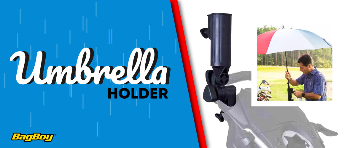 Umbrella Holder, accesorio para adaptar paraguas en los carritos de golf