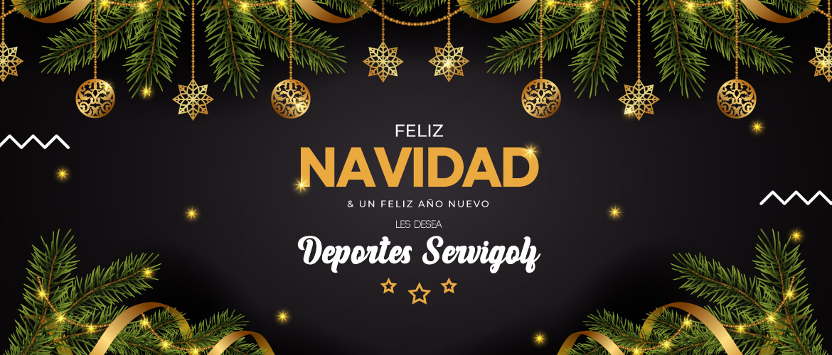 Deportes Servigolf les desea a toda su comunidad Feliz Navidad y prospero año nuevo, aún te falta el regalo perfecto, ven y te ayudamos a encontrarlo