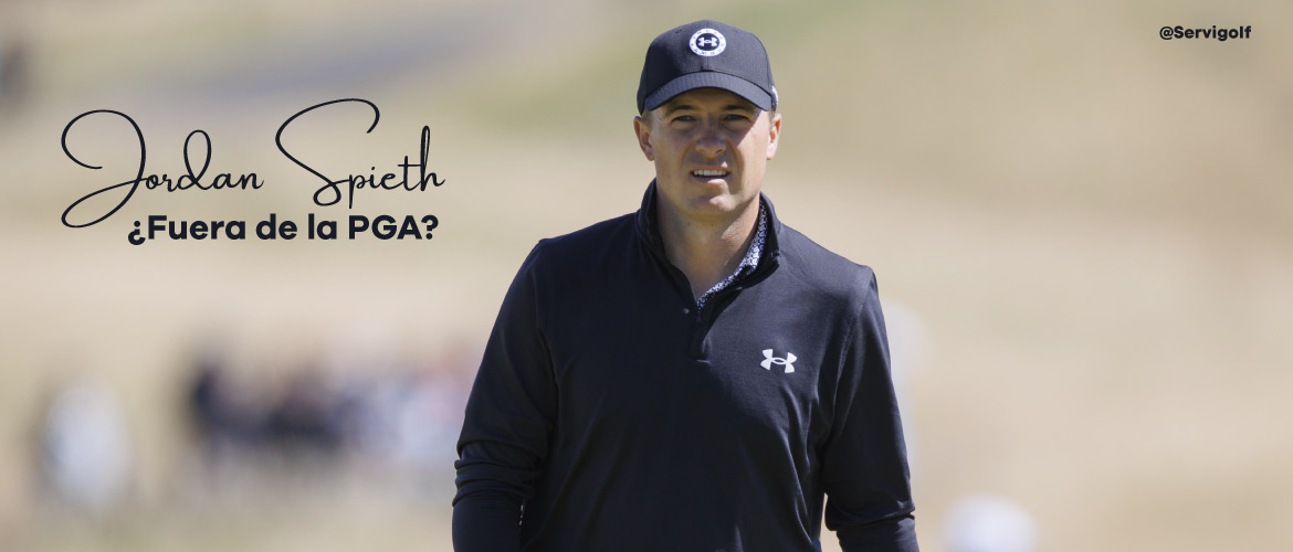 Jordan Spieth, el golfista estadounidense, podría perderse el segundo major de la temporada, el PGA Championship.
