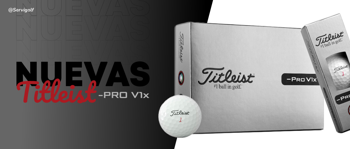 Nuevas Titleist Pro V1X Left Dash